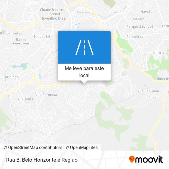 Rua B mapa