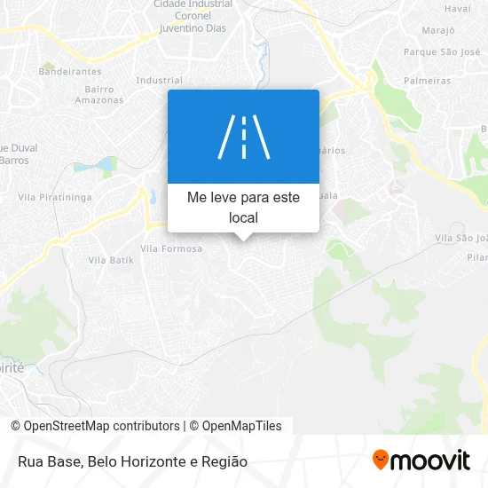 Rua Base mapa