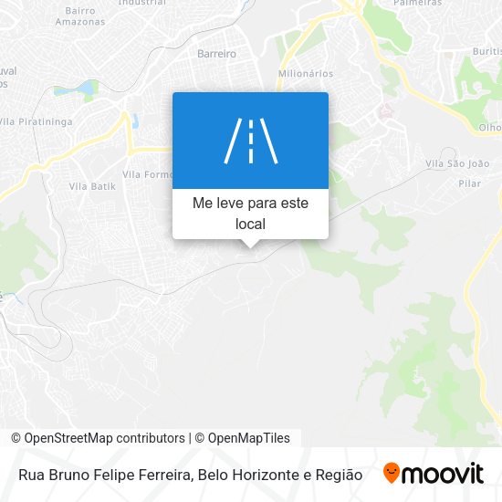 Rua Bruno Felipe Ferreira mapa