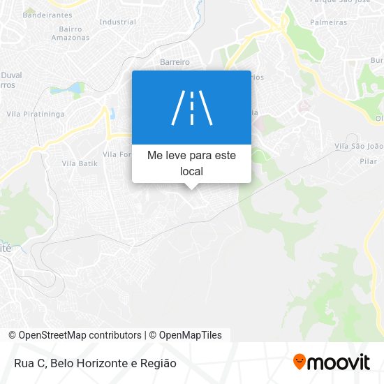Rua C mapa