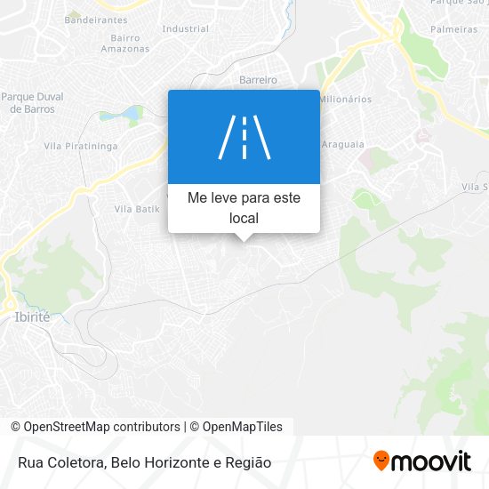 Rua Coletora mapa