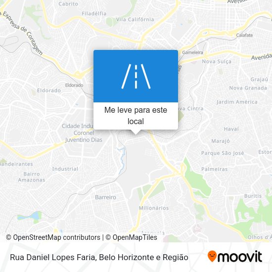 Rua Daniel Lopes Faria mapa