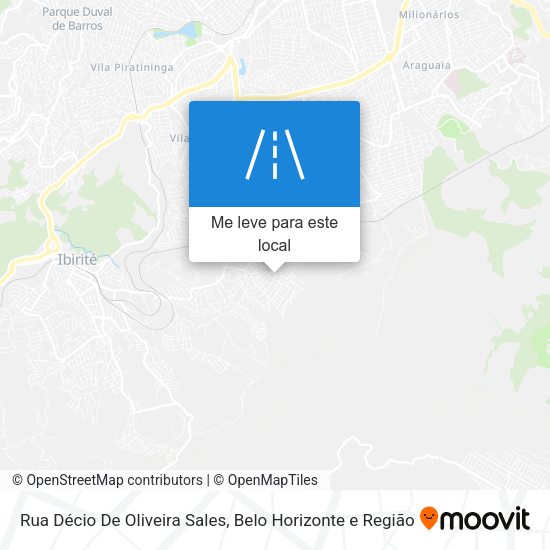 Rua Décio De Oliveira Sales mapa