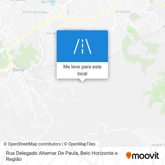 Rua Delegado Altamar De Paula mapa
