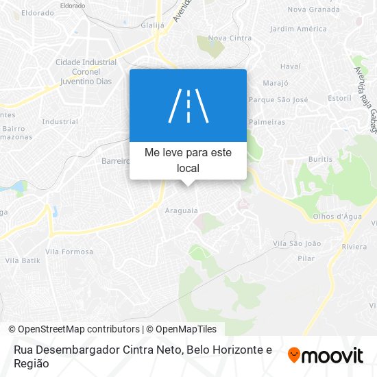 Rua Desembargador Cintra Neto mapa