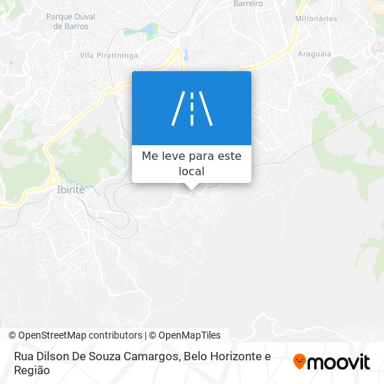Rua Dilson De Souza Camargos mapa