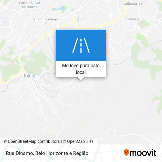 Rua Dinamo mapa