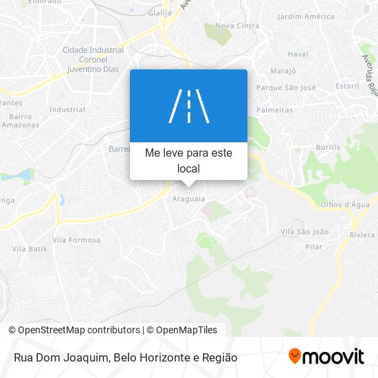 Rua Dom Joaquim mapa