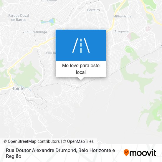 Rua Doutor Alexandre Drumond mapa
