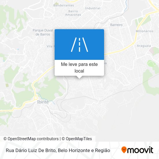 Rua Dário Luiz De Brito mapa