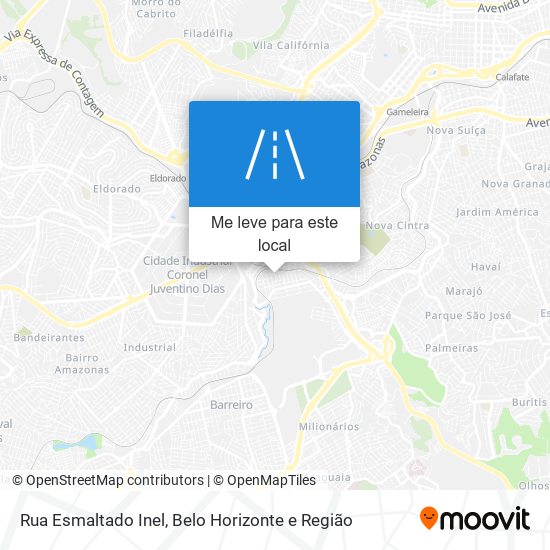 Rua Esmaltado Inel mapa