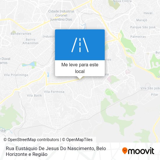 Rua Eustáquio De Jesus Do Nascimento mapa