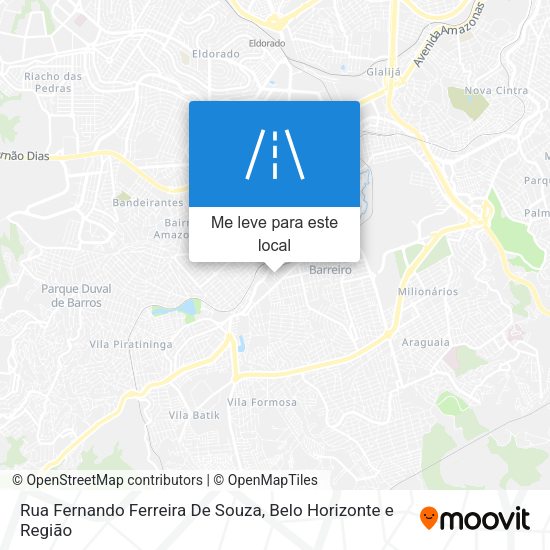 Rua Fernando Ferreira De Souza mapa