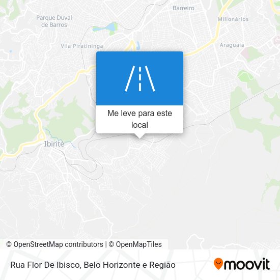 Rua Flor De Ibisco mapa