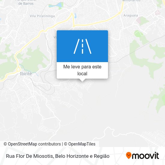Rua Flor De Miosotis mapa