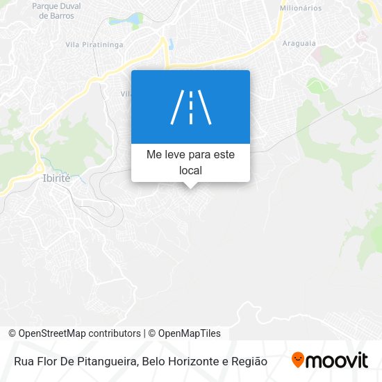 Rua Flor De Pitangueira mapa