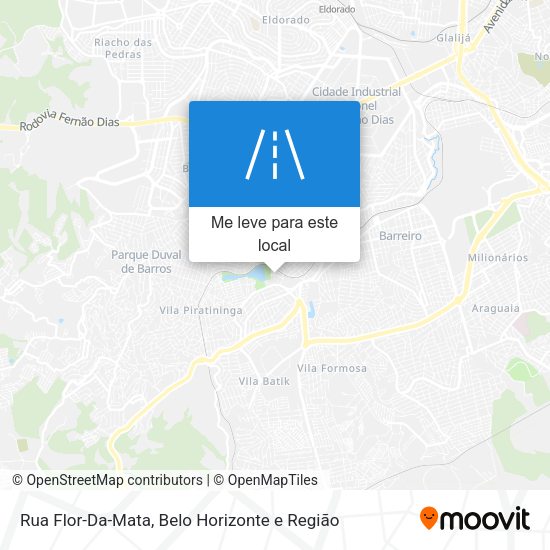 Rua Flor-Da-Mata mapa