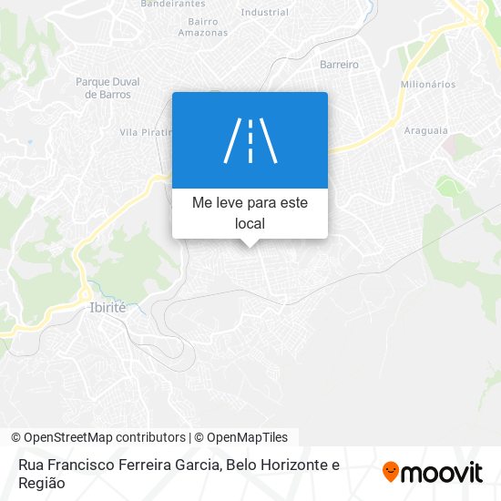 Rua Francisco Ferreira Garcia mapa