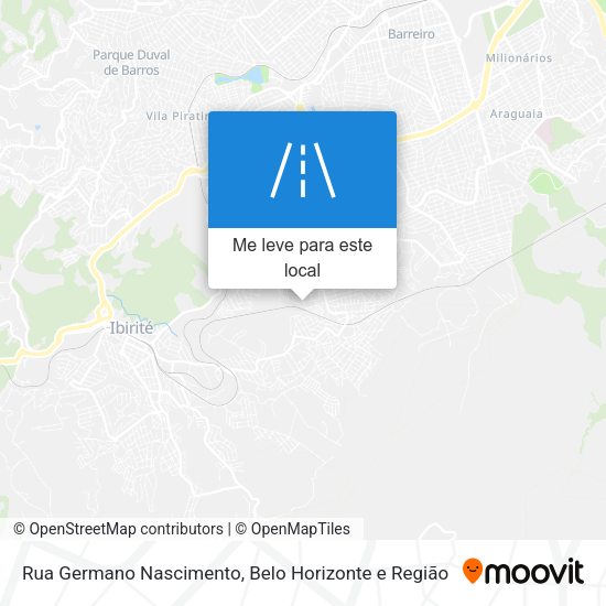 Rua Germano Nascimento mapa