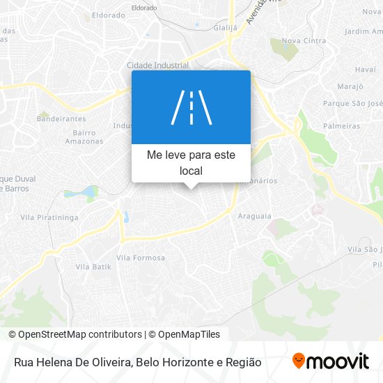 Rua Helena De Oliveira mapa