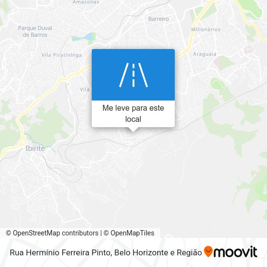 Rua Hermínio Ferreira Pinto mapa