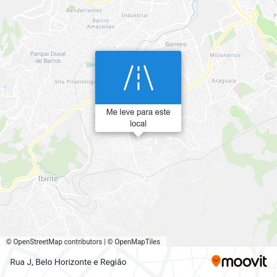 Rua J mapa