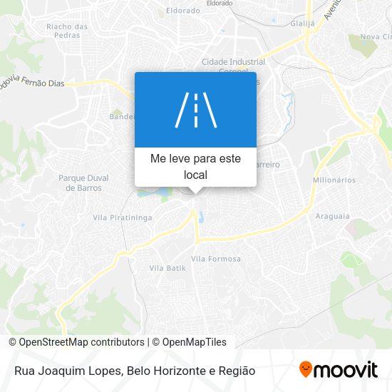 Rua Joaquim Lopes mapa