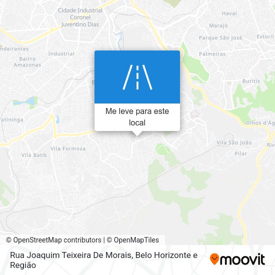 Rua Joaquim Teixeira De Morais mapa