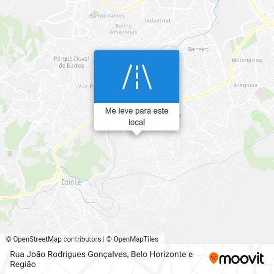 Rua João Rodrigues Gonçalves mapa