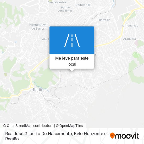 Rua José Gilberto Do Nascimento mapa