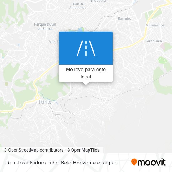 Rua José Isidoro Filho mapa