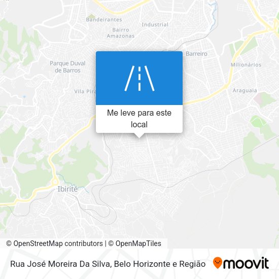 Rua José Moreira Da Silva mapa