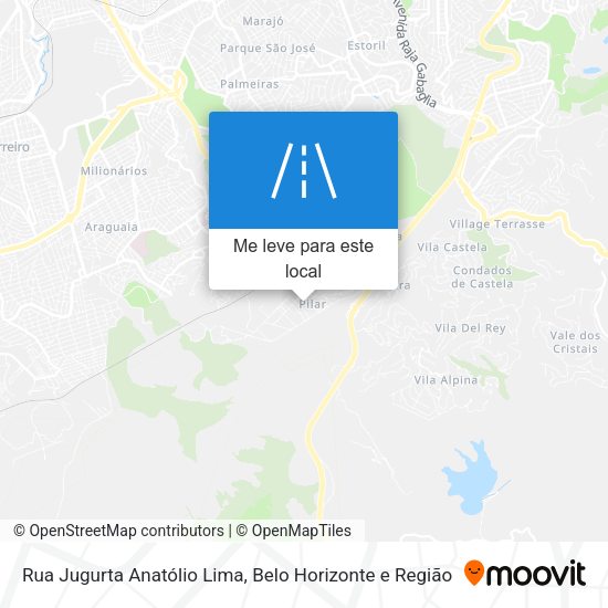 Rua Jugurta Anatólio Lima mapa