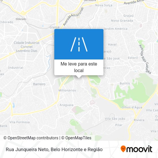 Rua Junqueira Neto mapa