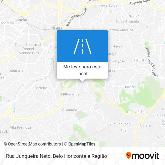 Rua Junqueira Neto mapa