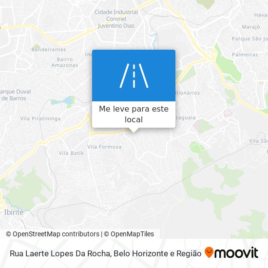 Rua Laerte Lopes Da Rocha mapa