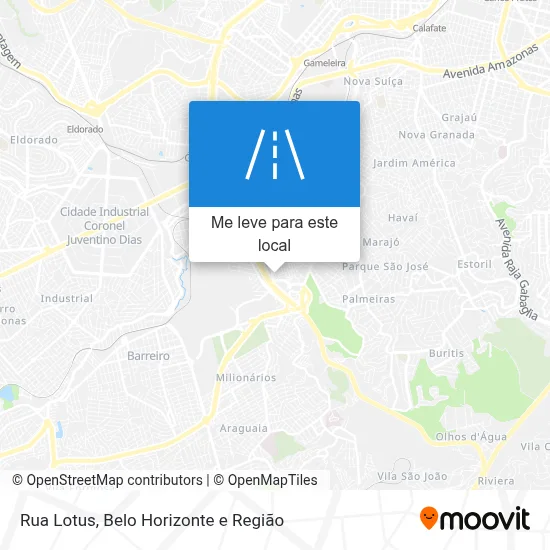 Rua Lotus mapa