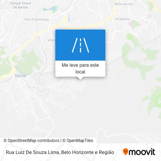 Rua Luiz De Souza Lima mapa