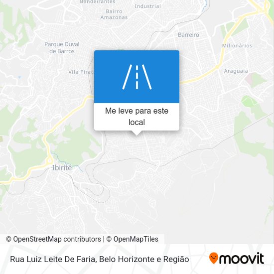 Rua Luiz Leite De Faria mapa