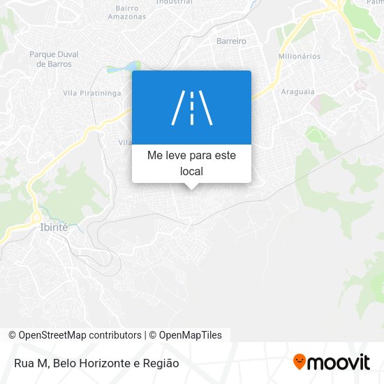 Rua M mapa