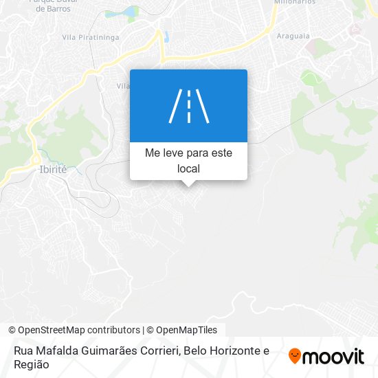 Rua Mafalda Guimarães Corrieri mapa