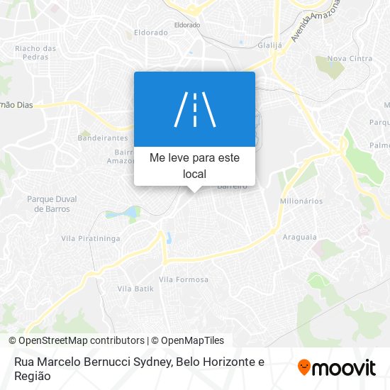 Rua Marcelo Bernucci Sydney mapa