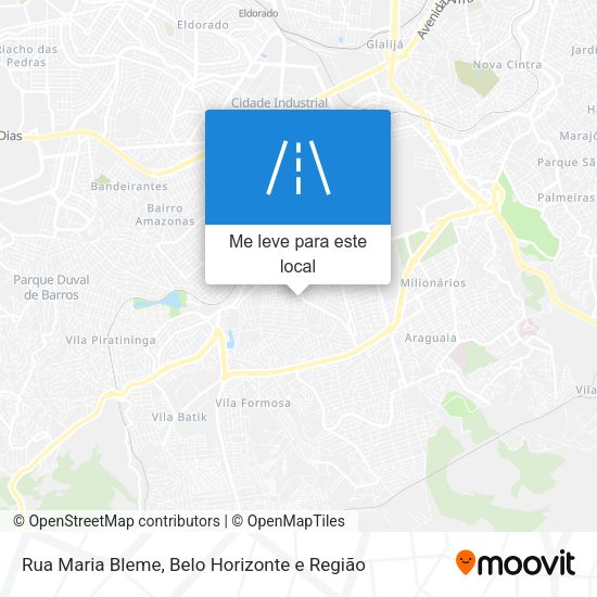 Rua Maria Bleme mapa
