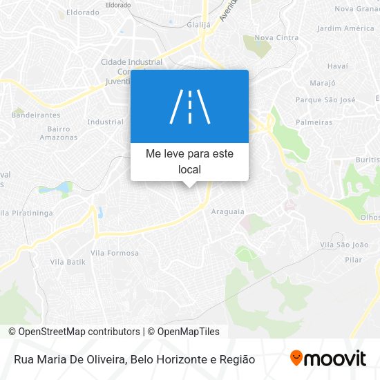 Rua Maria De Oliveira mapa