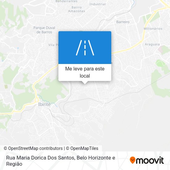 Rua Maria Dorica Dos Santos mapa