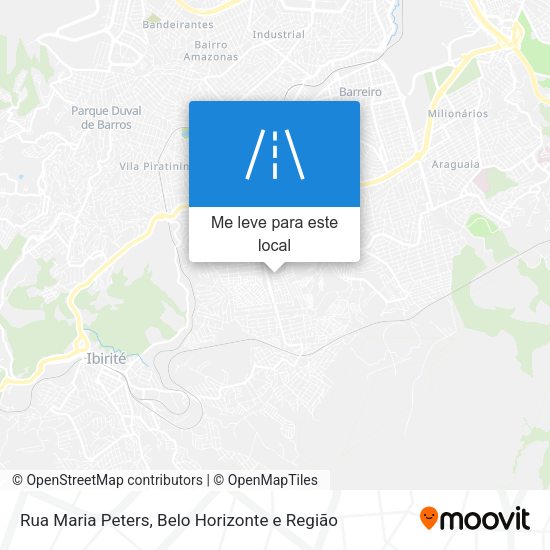 Rua Maria Peters mapa