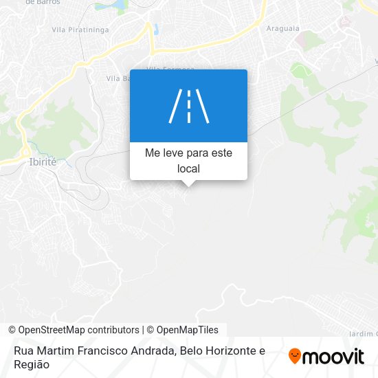 Rua Martim Francisco Andrada mapa
