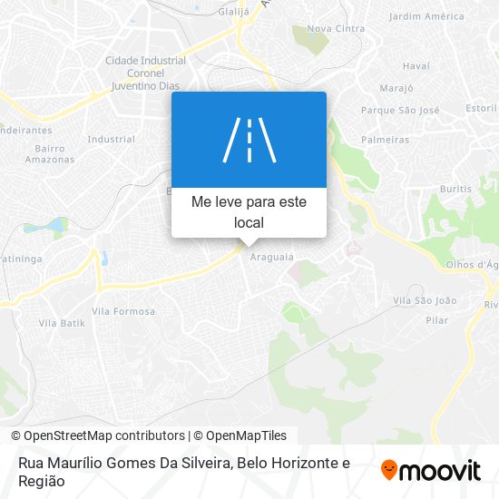 Rua Maurílio Gomes Da Silveira mapa