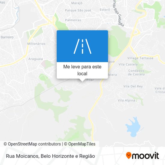 Rua Moicanos mapa