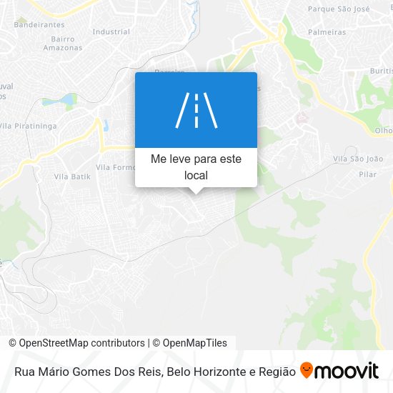 Rua Mário Gomes Dos Reis mapa